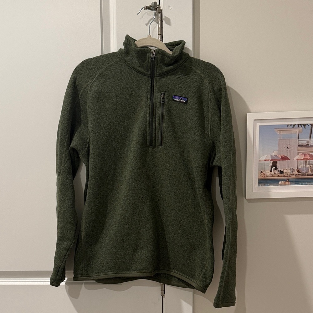 Patagonia Olive Green Knit Jacket